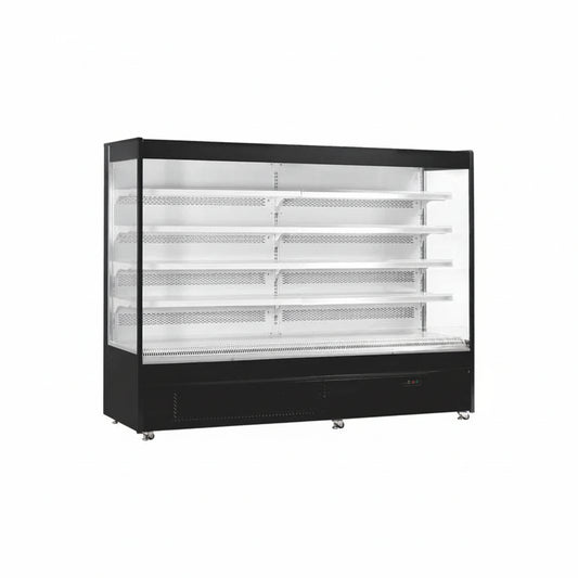 Commercial plug-in type supermarket air curtain chiller freezer.