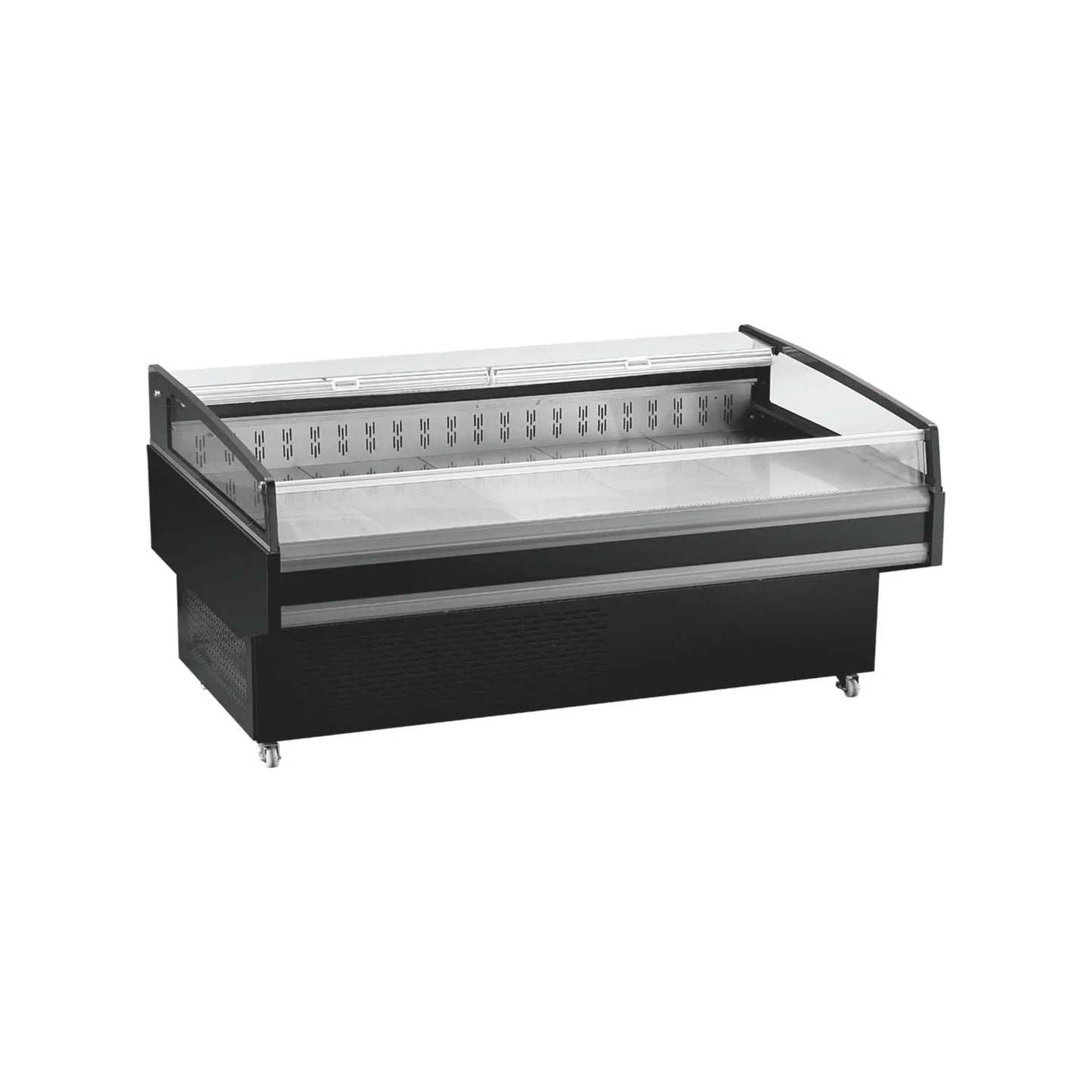 Commercial standard ventilated cooling horizontal open-top refrigerator.